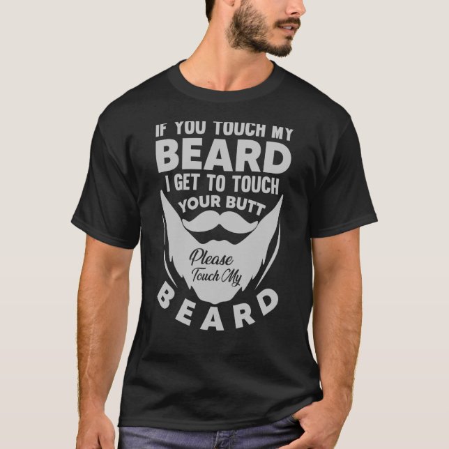 Camiseta Si Tocas Mi Barba, Tocaré Tu Caballo 1 (Anverso)