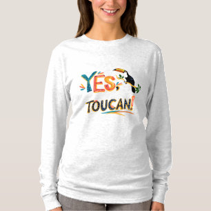 Camiseta Sí Tucán - Manga Larga Básica Jungla Juguetona