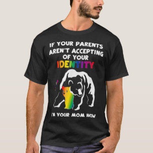 Camiseta Si tus padres no aceptan la imagen del orgullo LGB