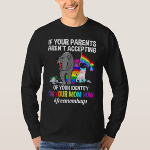 Camiseta Si tus padres no aceptan, soy tu mamá ahora Lg