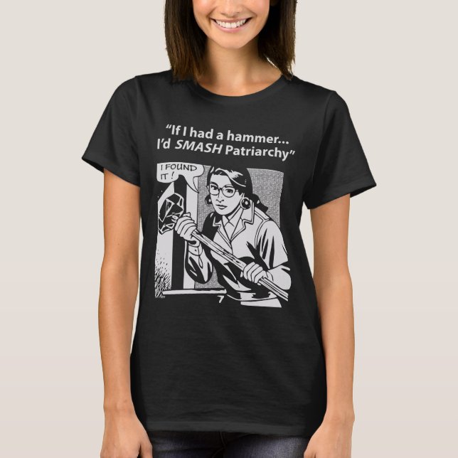Camiseta Si tuviera un martillo ROMPERÍA patriarcado (Anverso)