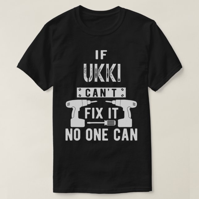 Camiseta Si Ukki No Puede Arreglarlo, Nadie Puede Finlandia (Diseño del anverso)