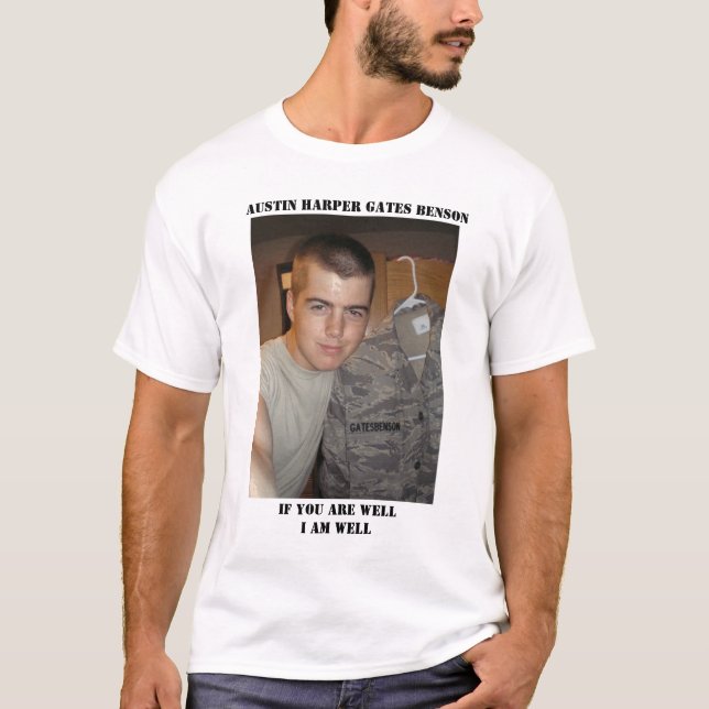 Camiseta Si usted es pozo que estoy bien (Anverso)