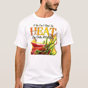 Camiseta Si usted no puede colocar el calor, permanezca