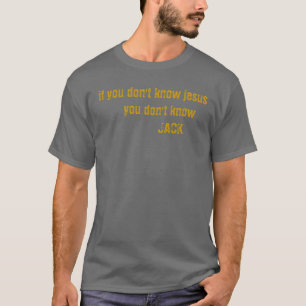 Camiseta si usted no sabe jesusyou no sepa el enchufe
