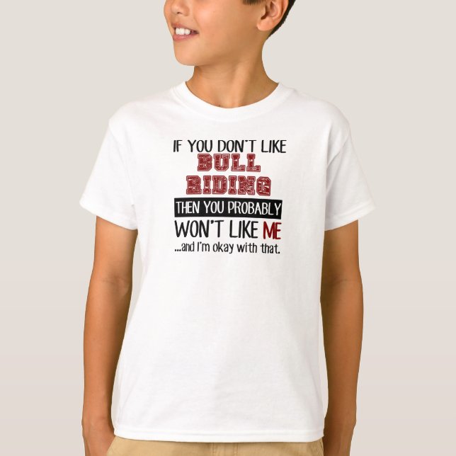 Camiseta Si usted no tiene gusto del montar a caballo Guay (Anverso)
