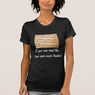 Camiseta Si usted puede leer esto, agradezca a su profesor