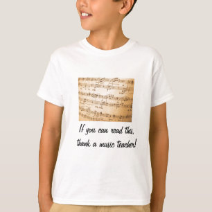Camiseta Si usted puede leer esto, agradezca a un profesor