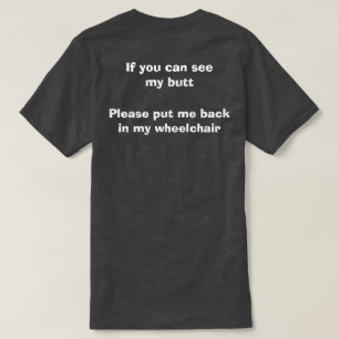 Camiseta Si usted puede ver mi extremo - cita divertida de