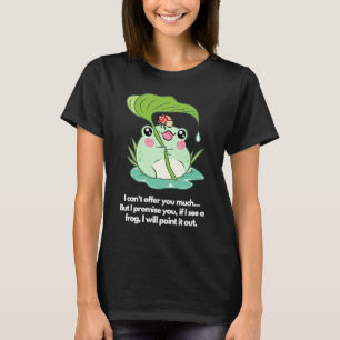Camiseta Si veo una rana la señalaré