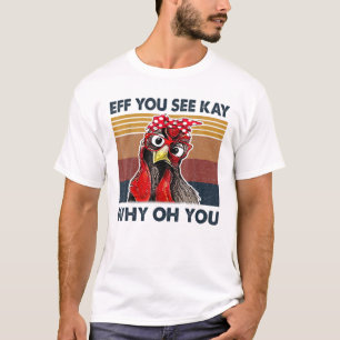 Camiseta Si Ves A Kay Por Qué Oh Y.O.U. Vintage Retro De Po