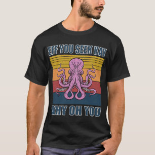 Camiseta Si ves kay por qué oh yoga retro pulpo