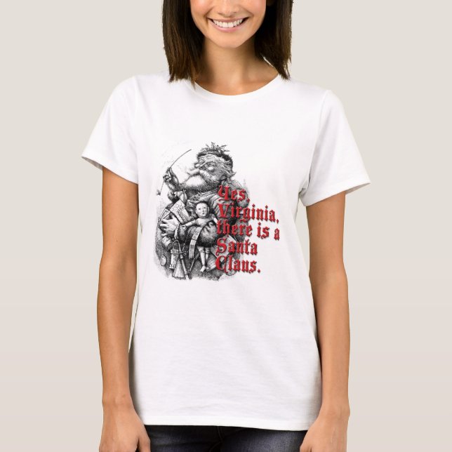 Camiseta Sí Virginia, hay un Papá Noel (Anverso)