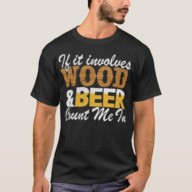 Camiseta Si volvemos Madera y Cerveza Cuéntame nado de barc (Anverso)