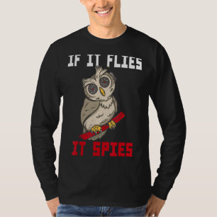 Camiseta Si vuela, espia la teoría de la conspiración de av