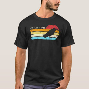 Camiseta Si vuela, espia la teoría de la conspiración, no l