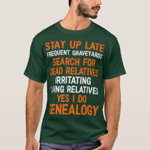 Camiseta Sí Yo Hago Genealogía Aparato Genealógico Premium