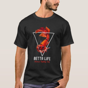 Camiseta Siamés Luchando Pescado Betta Life Acuario de Pesc