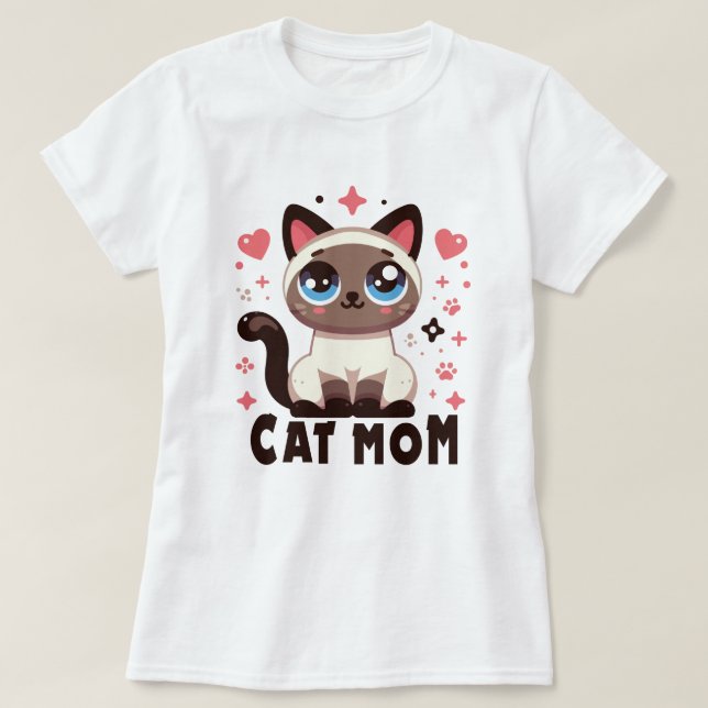 Camiseta Siamese and Proud (Diseño del anverso)