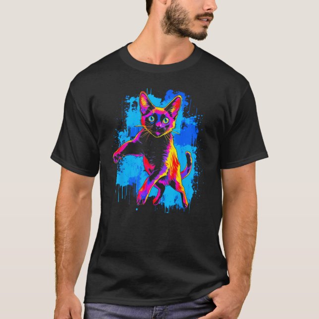 Camiseta Siamese Cat (Anverso)