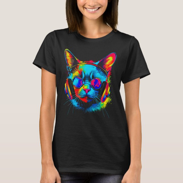 Camiseta Siamese Cat DJ Festival (Anverso)