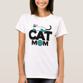 Camiseta Siamese Cat Mom Squad