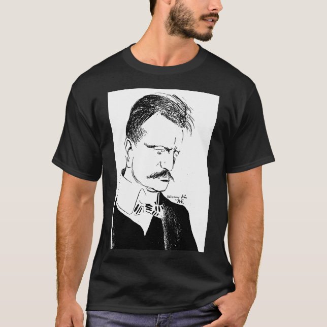 Camiseta Sibelius: bosquejo de Albert Engström (1904) (Anverso)
