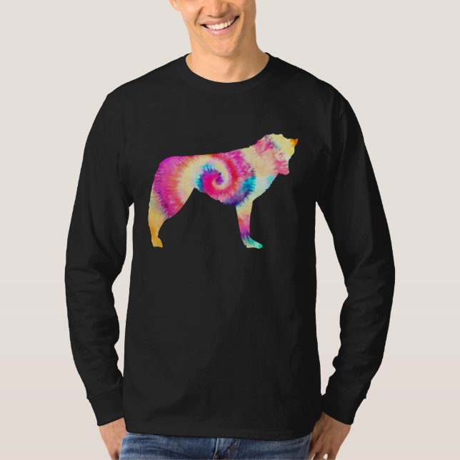 Camiseta Siberian Husky Dog  Owner Dog Mom Dad Tie Dye (Anverso)