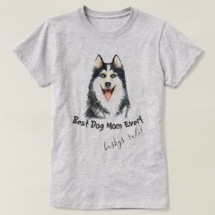Camiseta Siberian Husky Mejor Madre Perro
