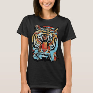 Camiseta Siberian tiger pop art style of the chinese zodiac