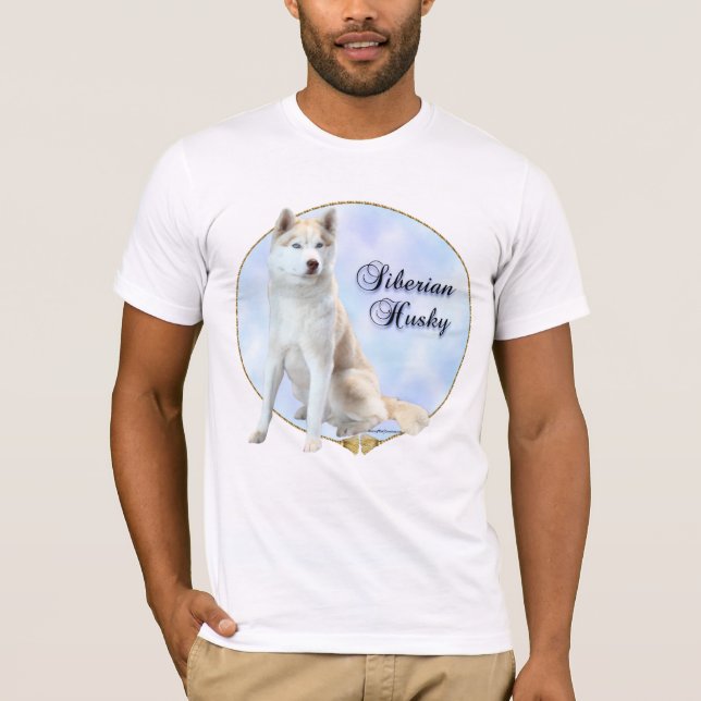 Camiseta siberiana Husky Portrait (Anverso)