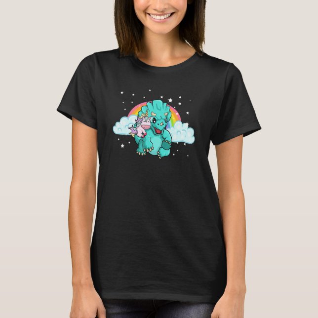 Camiseta Siblings Brother Big Brothersaurus Sister Unicorn  (Anverso)