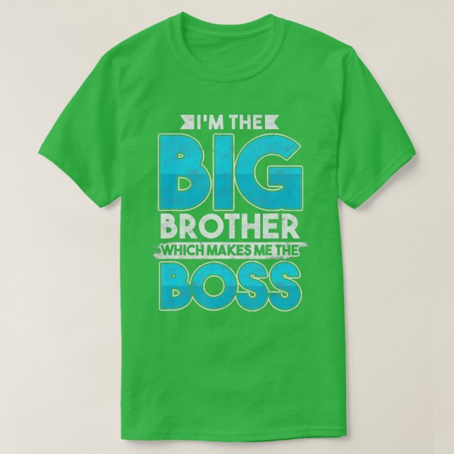 Camiseta Siblings Day Sister Brother Im The Big Brother The (Diseño del anverso)