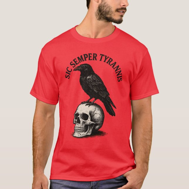 CAMISETA SIC SEMPER TYRANNIS (Anverso)