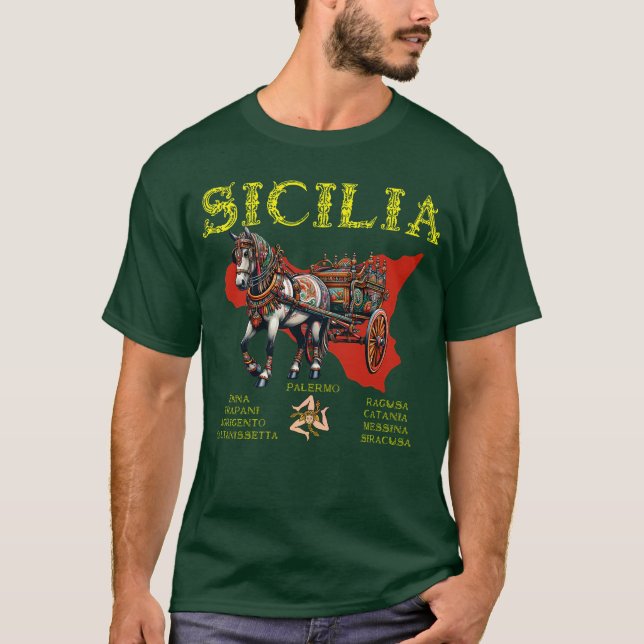 Camiseta Sicilia Carretto Siciliano 9 (Anverso)