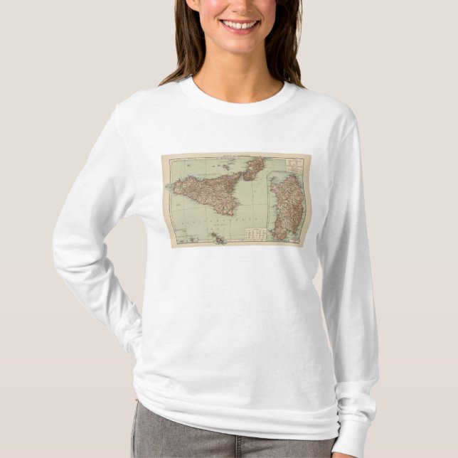 Camiseta Sicilia, Cerdeña (Anverso)
