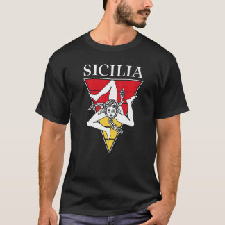 Camiseta Sicilia Flag Sicily Palermo Italy 19