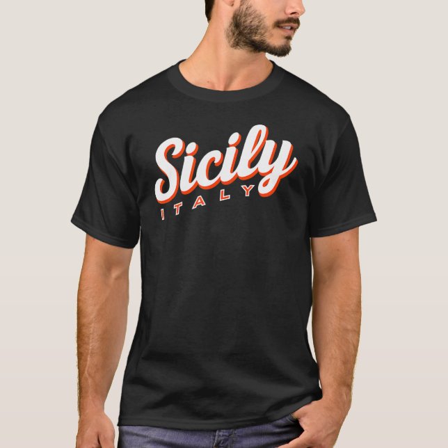 Camiseta Sicilia Italia (Anverso)
