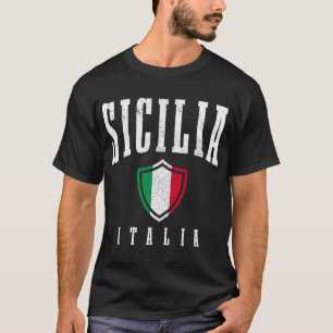 Camiseta Sicilia Italia Sicilia Italia Bandera Italiana Pul