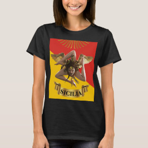 Camiseta Sicilia / Medusa siciliana Trinacria