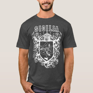 Camiseta Sicilia Sicily Trinacria Diseño