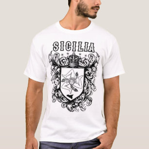 Camiseta Sicilia Sicily Trinacria Diseño