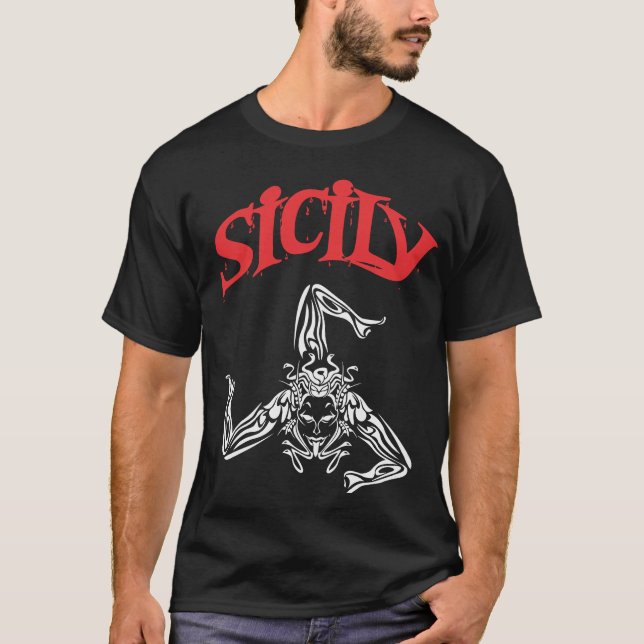 Camiseta Sicilia Trinacria (Anverso)