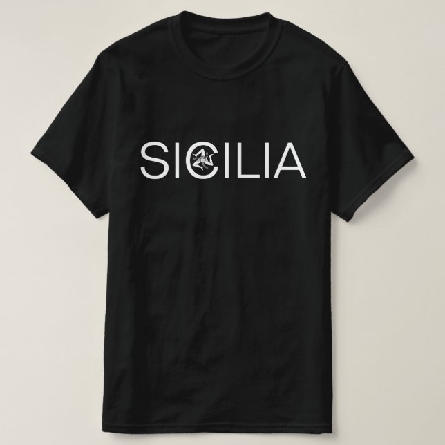 Camiseta Sicilia y Trinacria (Diseño del anverso)