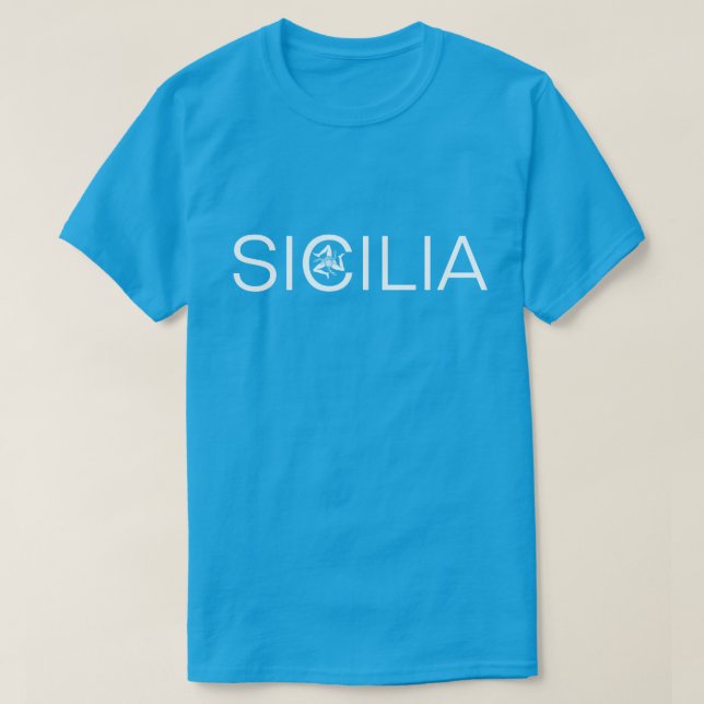 Camiseta Sicilia y Trinacria T-Shirt (Diseño del anverso)
