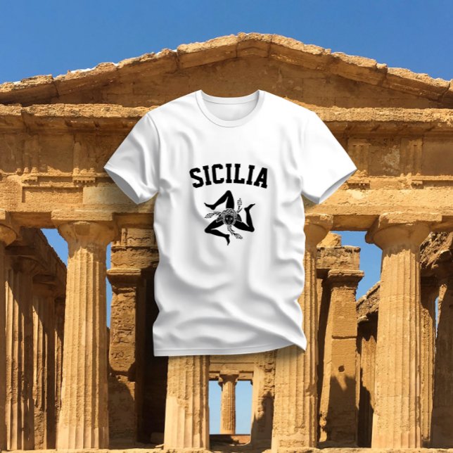 Camiseta Siciliano Trinacria Black (Subido por el creador)