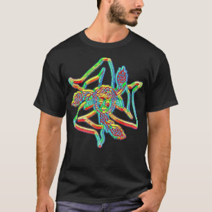 Camiseta Siciliano Trinacria Italia Orgullo Sicilia