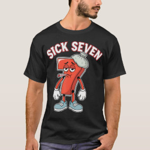 Camiseta Sick Seven 67 Meme Seis Siete Diversión Juego de P