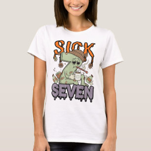 Camiseta Sick Seven Meme 67 Seis Siete Juego de Pa