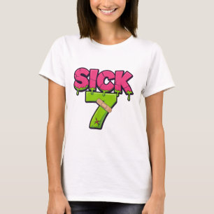 Camiseta Sick Seven Meme Seis Siete Divertido Jueg